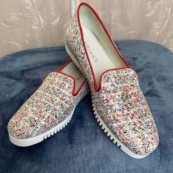 Sabrina’s Multi Colored Slip on Loafers 37/6.5 - Picture 8 of 9